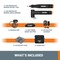 Worx MAKERX WX990L 2pc Crafting Tool Combo Kit - Rotary Tool + Angle Grinder